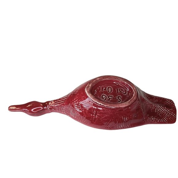 Vintage Red Duck Ashtray California Originals 1960s MCM Ceramic - Picture 4 of 16